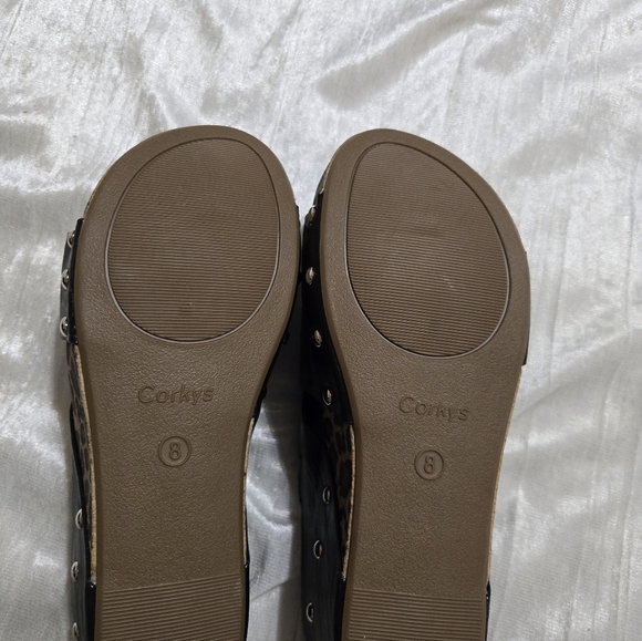 Corkys Black Leopard Platform Sandals Size 8 NWOB - Picture 5 of 9